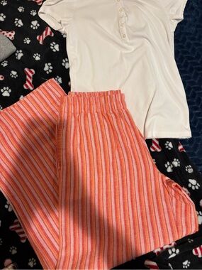 Women’s linen pant outfit